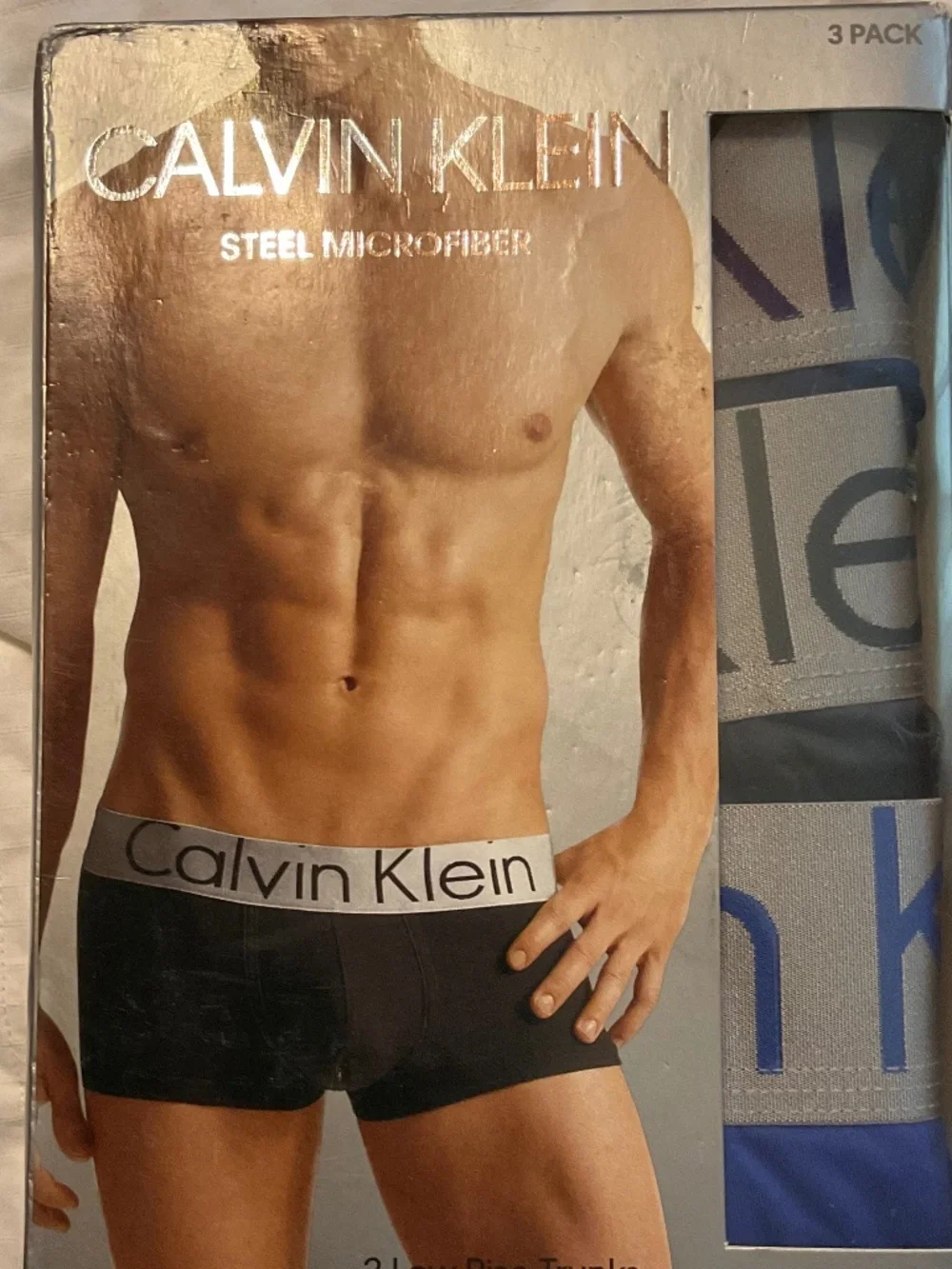 Calvin Klein Steel Microfiber Low Rise Trunk Underwear Medium